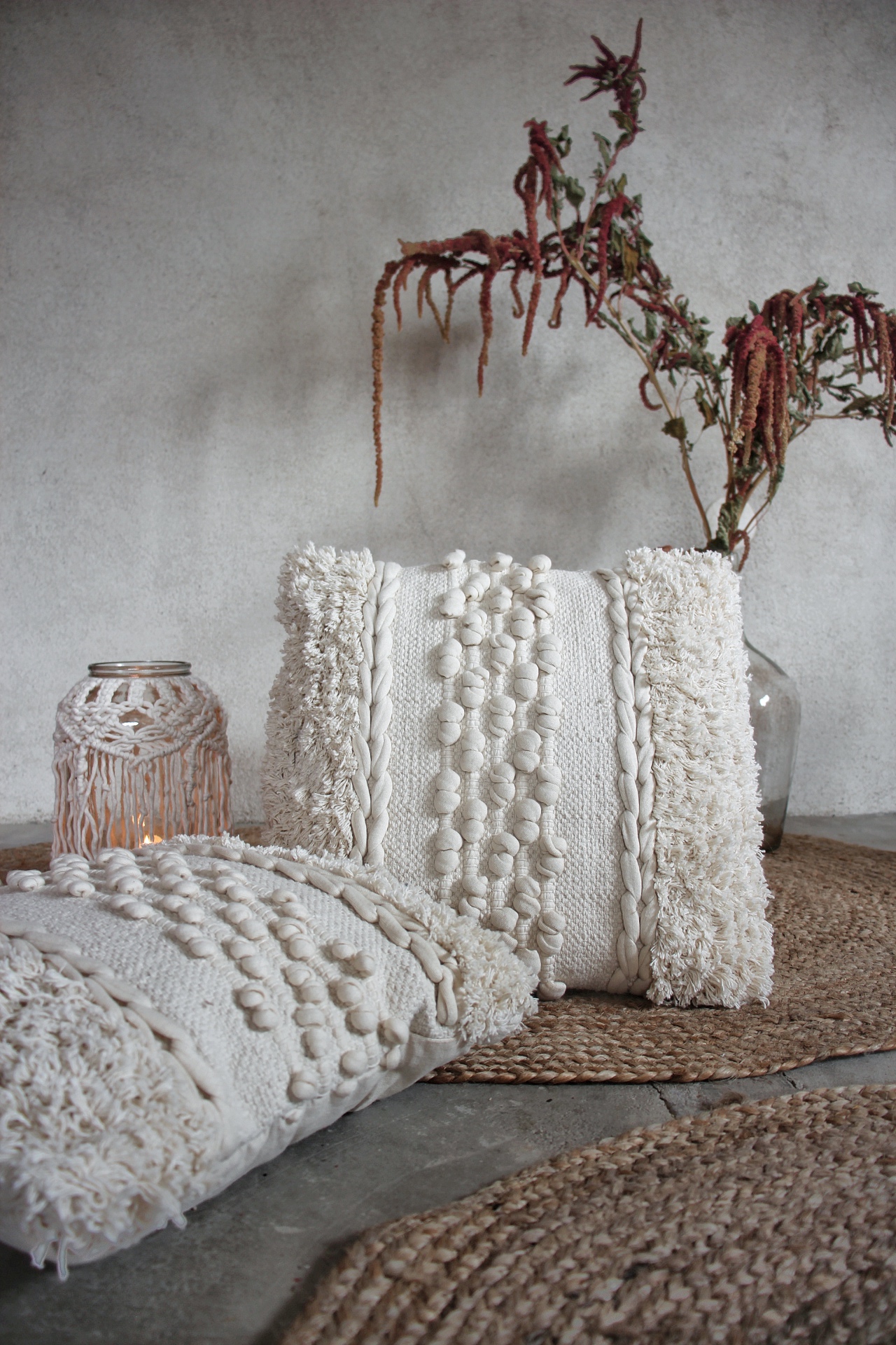 Polštář BOHO čtvercový - set 2 ks