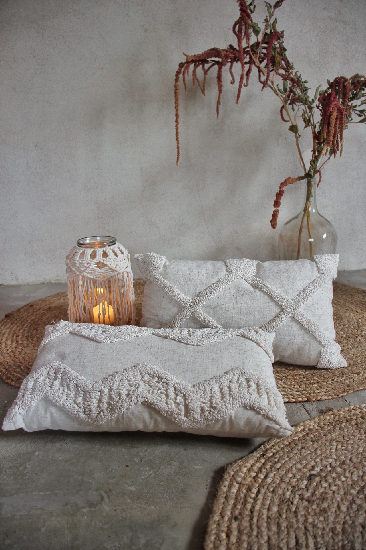 Polštář BOHO - obdélník - set 2 ks